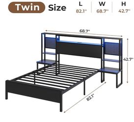 Twin bed frame