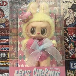 THE MONSTERS Let's Checkmate Series-Vinyl Plush Hanging Card