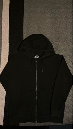 Black zip up hoodie/WSS