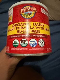 Earth's Best Organic Baby Formula for Babies 0-12 Months,