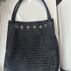 Authentic Vintage Bottega Veneta Intrecciato Leather Bag