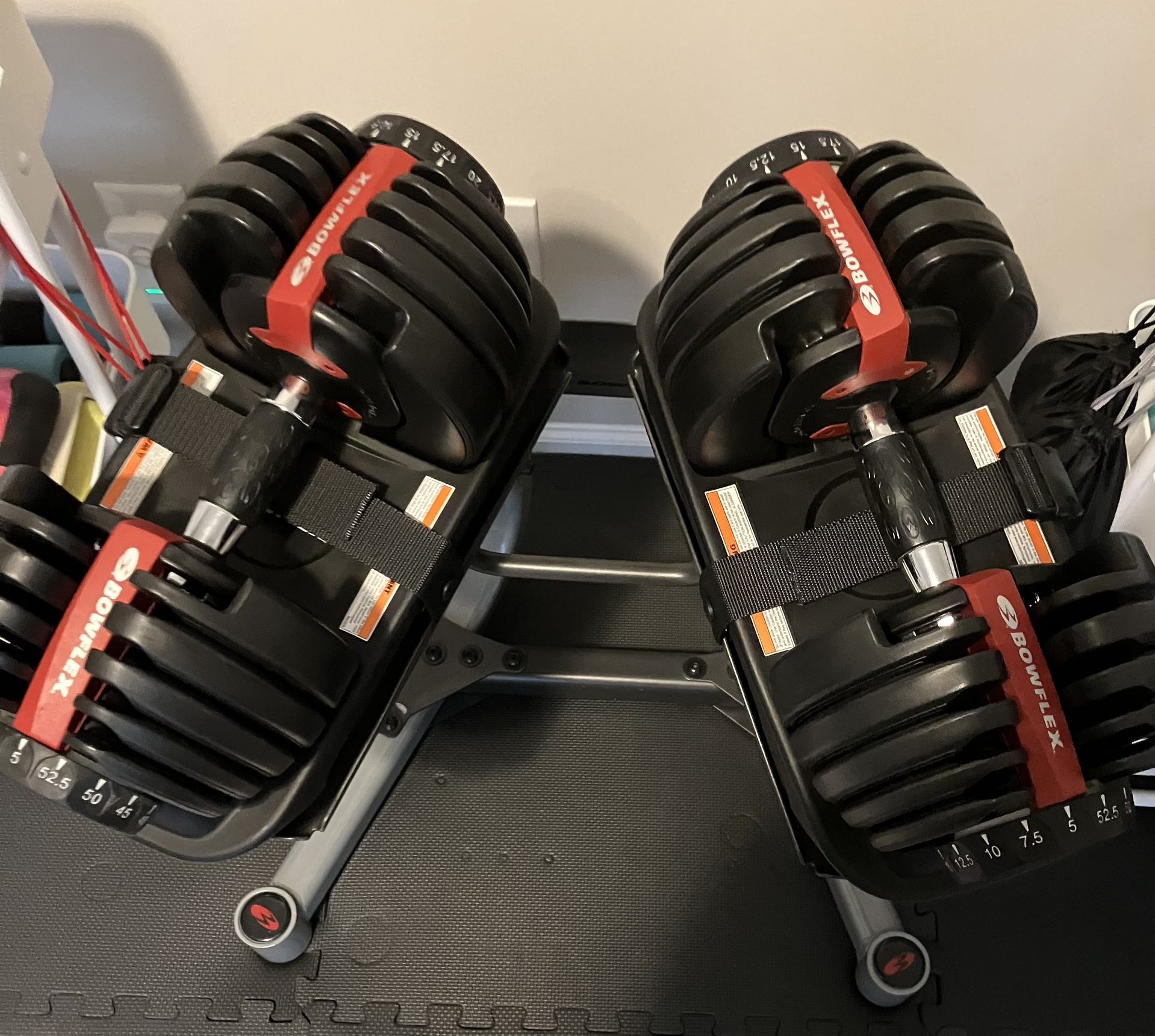 Bowflex 552 Weights w/Stand & Bench