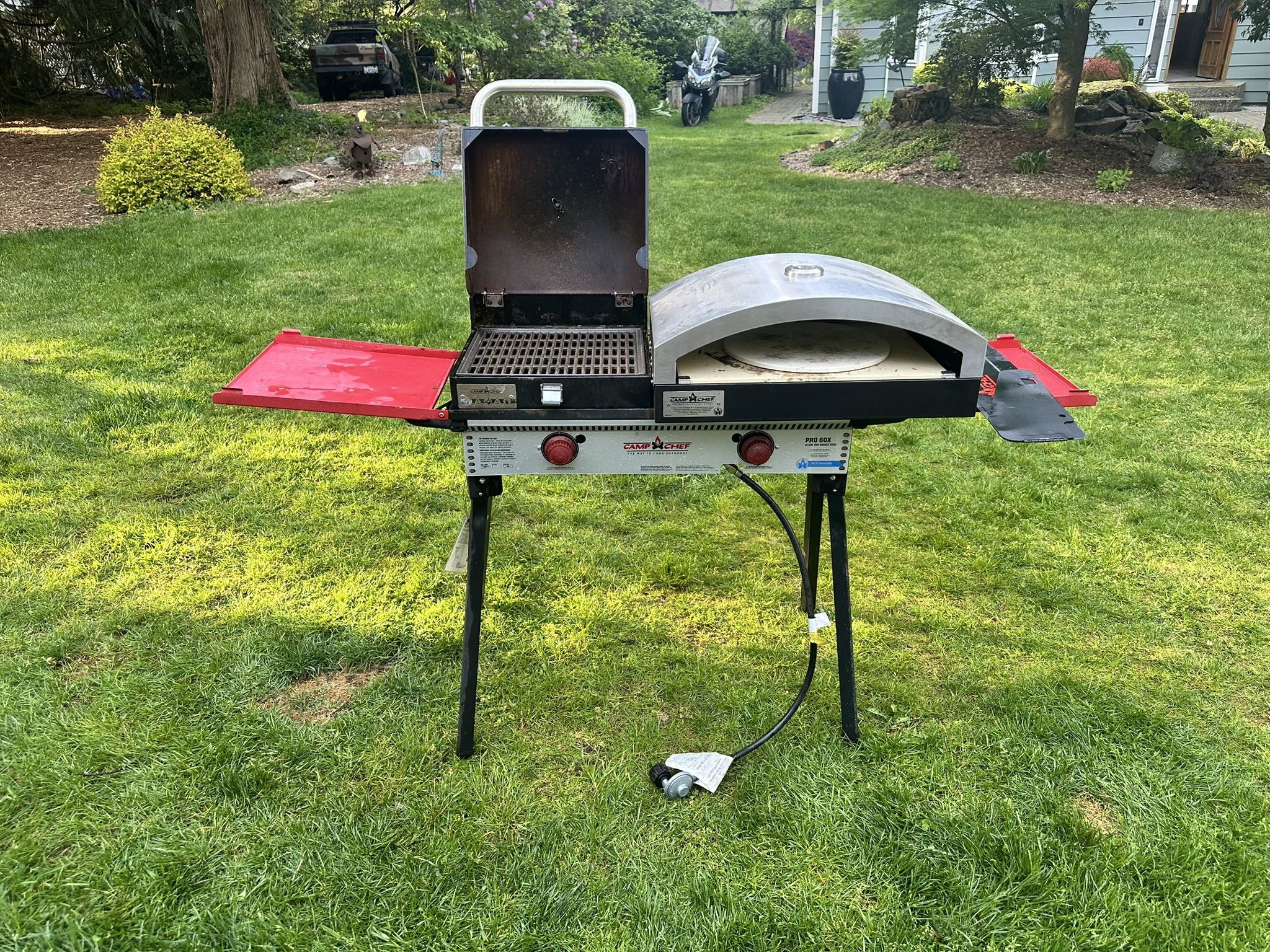 Camp Chef 2-Burner Stove And Accessories