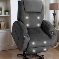 Power Recliner With Lift And Massage