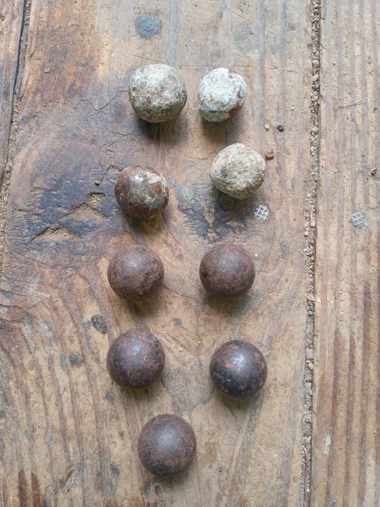 Civil War Canister Shot Balls