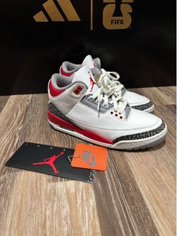 Nike Air Jordan 3 Retro OG Fire Red Size 8.5