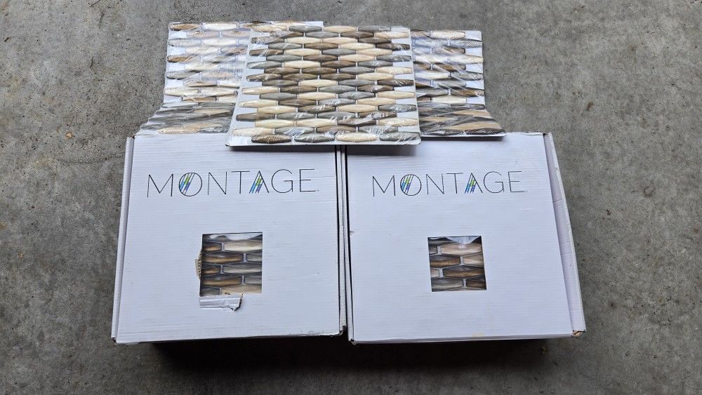 Montage Copper Blush Glass Mosaic