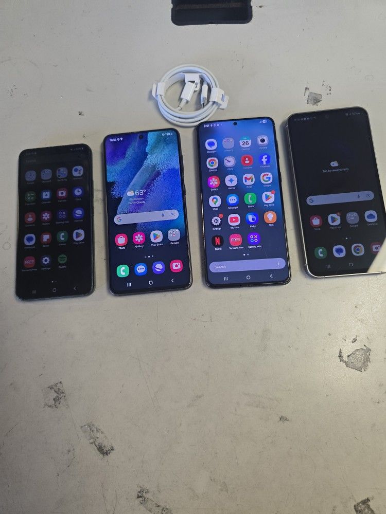 Samsung S21 S21 Plus S21 Fe S22 S23 Fe 5g Factory Unlocked For All Carriers Including MetroPCS 