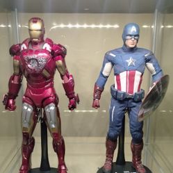 Hot Toys Avengers Iron Man And Captain America 