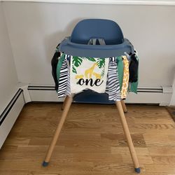 Wild One High Chair Birthday Banner