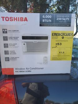  air conditioner  Toshiba window mount $200.