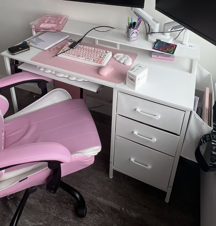 Desk Two tear with storage