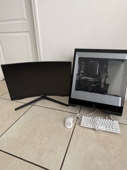 Gaming pc with setup