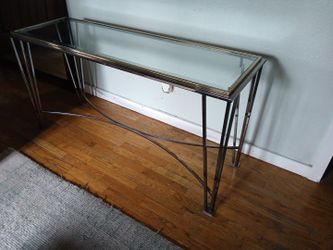Mid Century Hallway Console Table