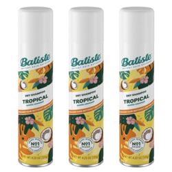 NEW Lot of 3x [Batiste] TROPICAL Dry Shampoo - Full size, not travel!