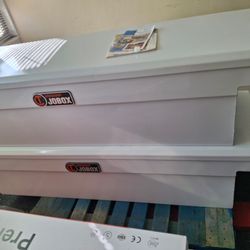 White Jobox Steel Truck Tool Box