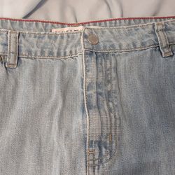 Jean Skirt Like New Size 14 By Tommy Hilfiger 