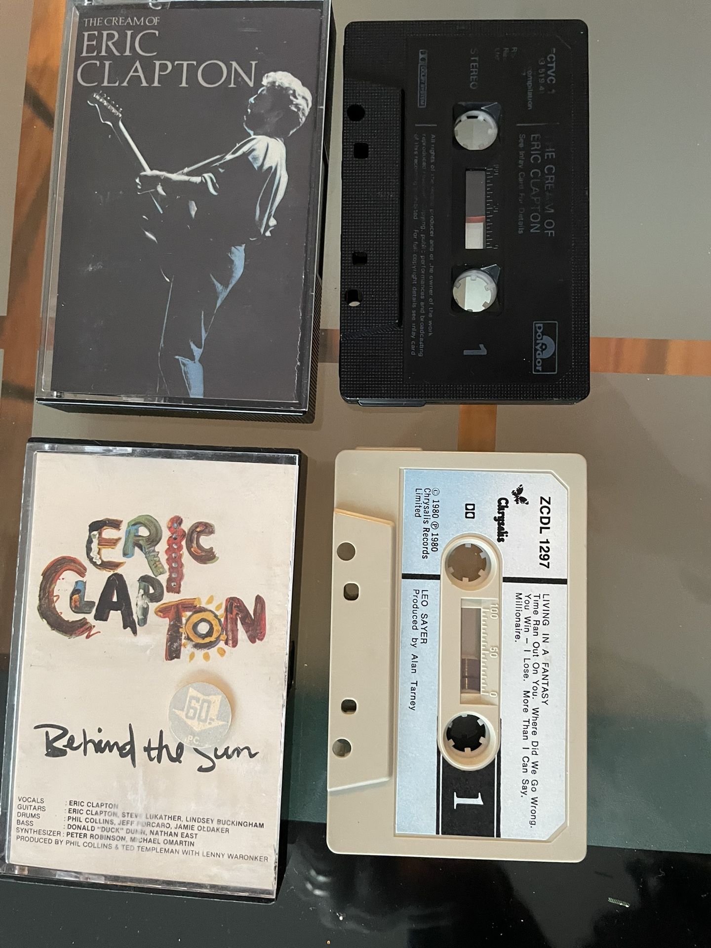 Vintage Eric Clapton Tape Cassettes