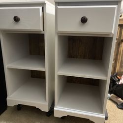 White Nightstands 