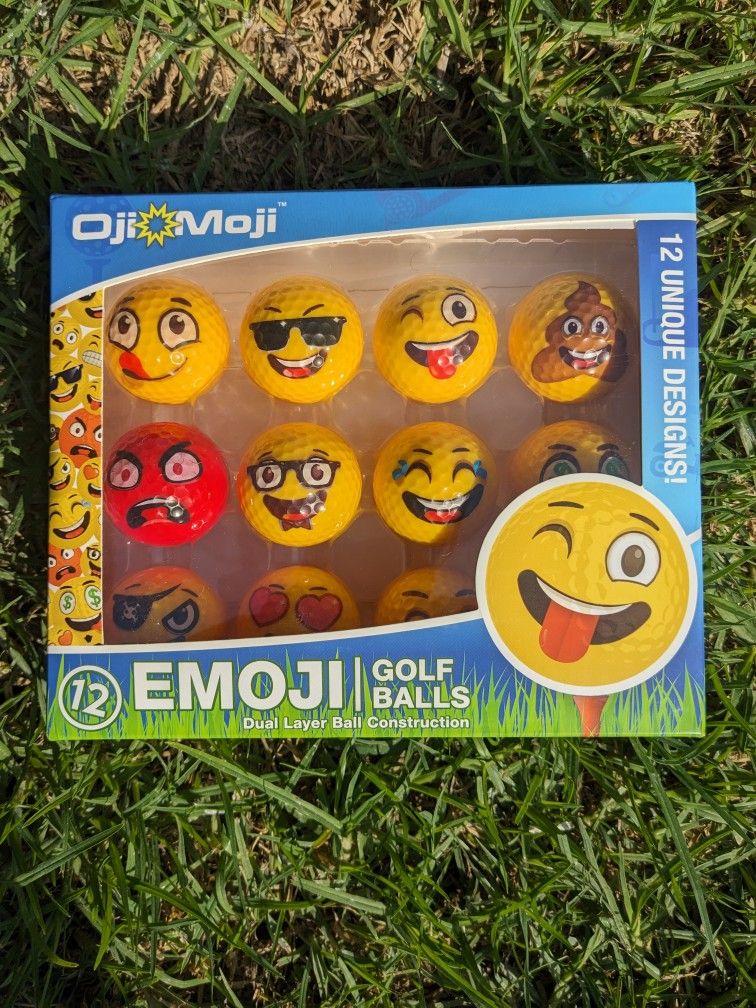 Emoji Golf Balls NEW