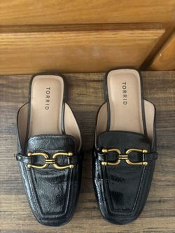 Torrid Black Patent Mule Loafers – Women’s Size 9 – $20 OBO