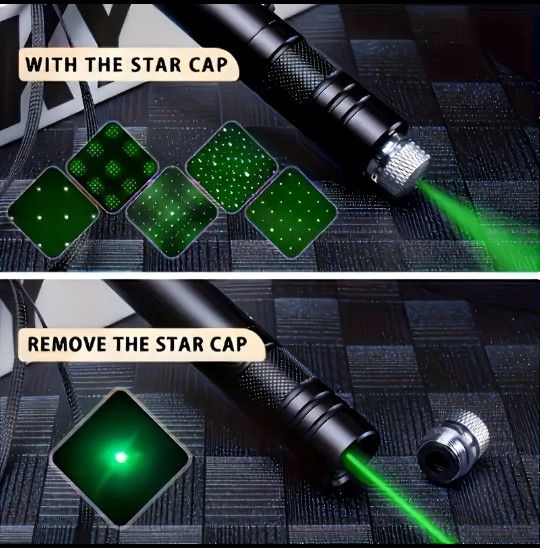 Rechargeable Green Laser Light With 309 Miles Visible Beam