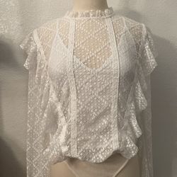 Free People Lace Bodysuit Top