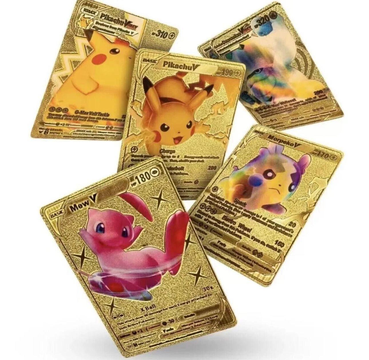 Golden Pokemon Cards For Gifts