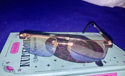 Violet Tinted Sunglasses 