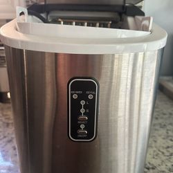 EUHOMY Ice Maker Countertop Machine - 26 lbs in 24 Hours, 9 Cubes Ready in 8 Mins, Electric Ice Make