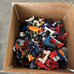Large Vintage Power Rangers Lot Of Figures, Vehicles And Accessories