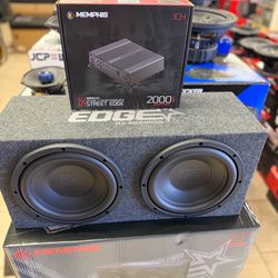 MEMPHIS DUAL 10 INCH STREET EDGE PACKAGE WITH AMPLIFIER