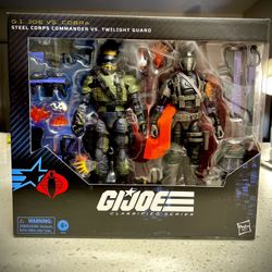 G.I Joe Classified Series Steel Corps Commander VS Twilight Guard 2Pk Hasbro
