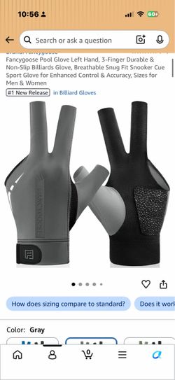 Fancygoose 3-Finger Billiard Pool Glove