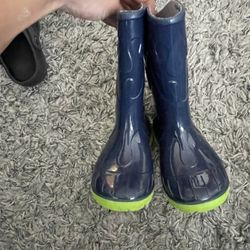Toddler Rain Boots , Size 24 European , US Size 8-9, Used