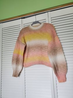 Chunky Knit Fuzzy Sweater