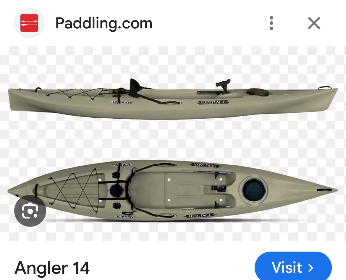 14’ Heritage Redfish Kayak. Like New!!