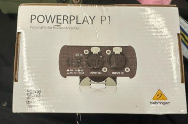 Behringer POWERPLAY P1 Portable Compact Personal In-Ear Monitor Amplifier F/S