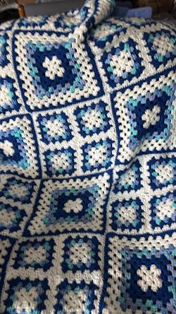 Afghan. Hand Crocheted