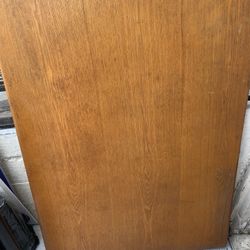 Solid Wood Dinning Table With Hardware. Reduced