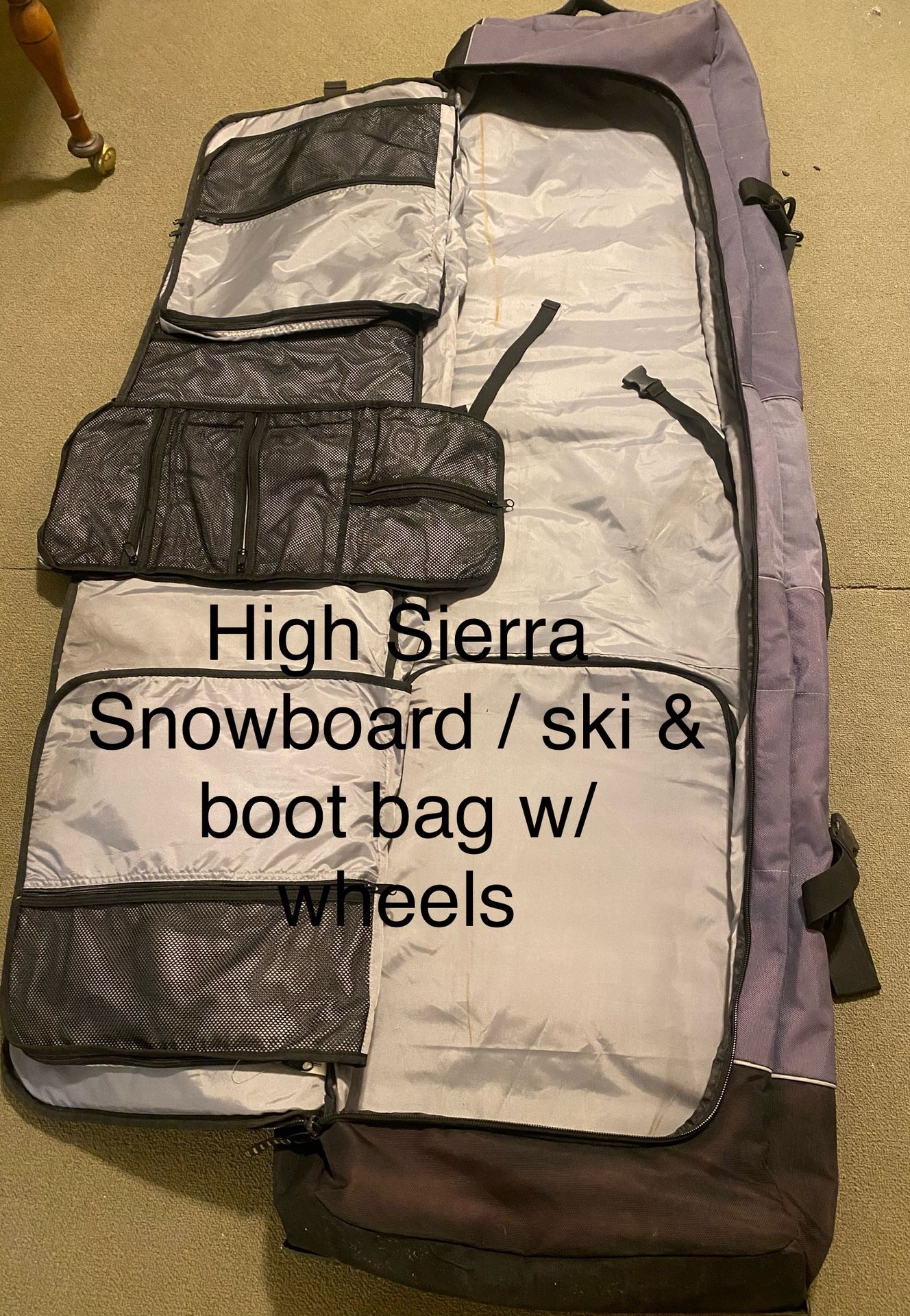 High Sierra Ski/ Snowboard, Boogie Board Bag With Wheels