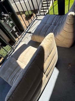 Togo-Style Modular Sectional Sofa Set