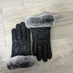 Designer Leather Gloves 