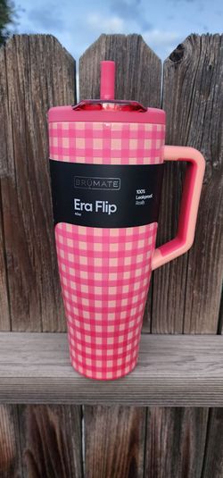Brumate Peach & Pink Gingham