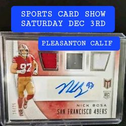 HUGE SPORTS CARD SHOW IN PLEASANTON..DEC 3RD. PLEASE READ
