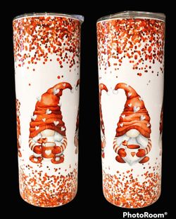 Valentines Gnomes Tumbler-New