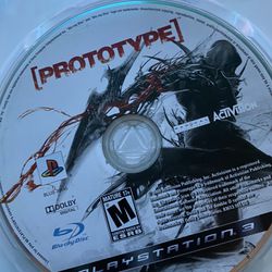 Prototype PS3 Game 