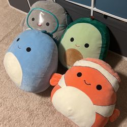 Lot of 4 16" Squishmallows