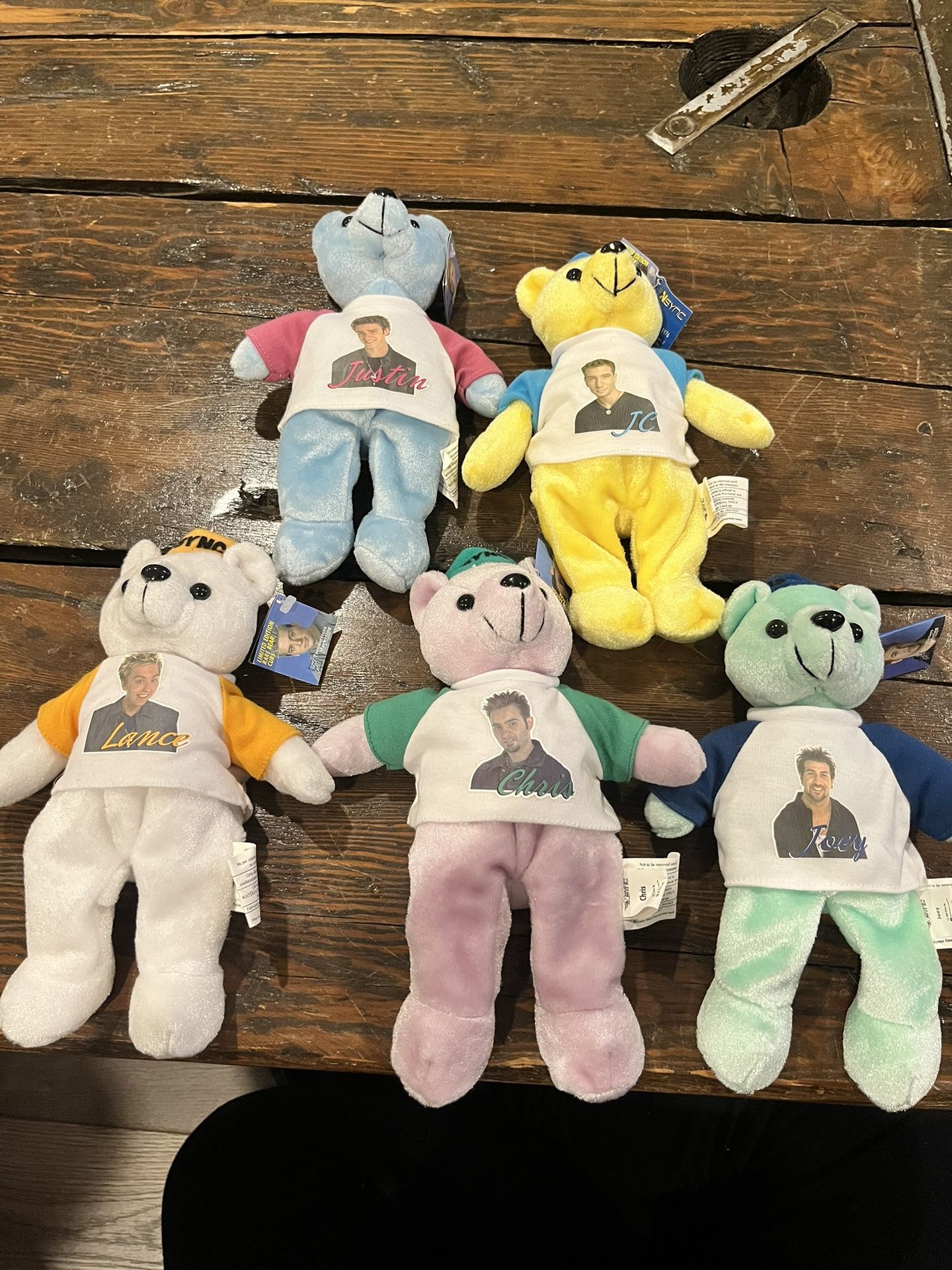 *NSYNC Limited Edition Beanie Baby Bears