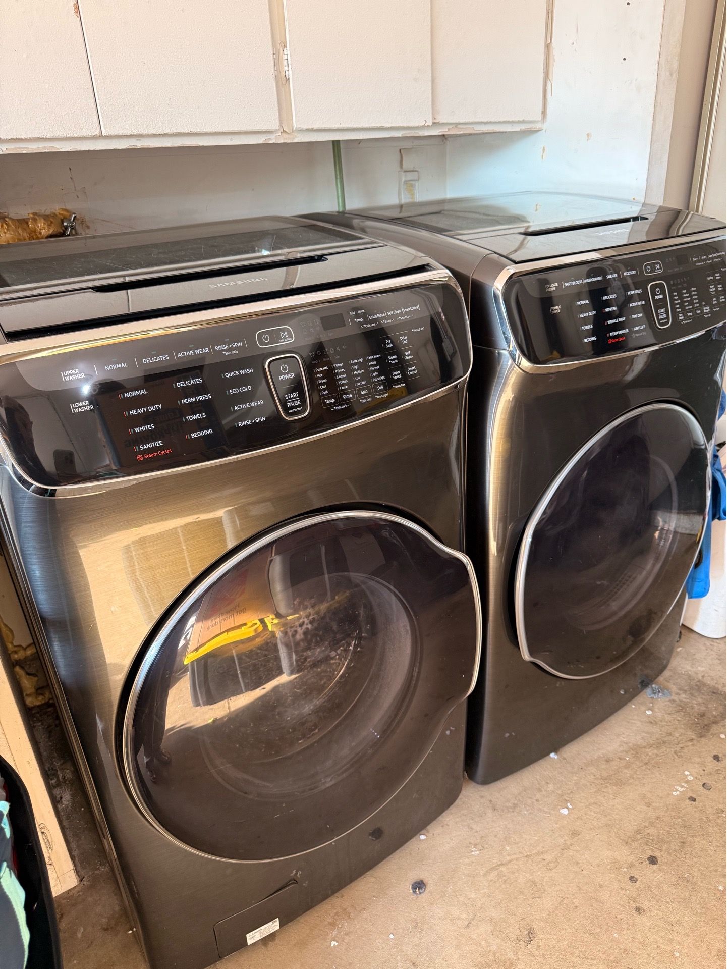Samsung washer and dryer set
